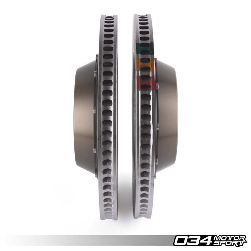 Kit de discos flotantes de 2 piezas, trasero 034Motorsport 380x30 para Porsche 911 GT3 991.1/991.2