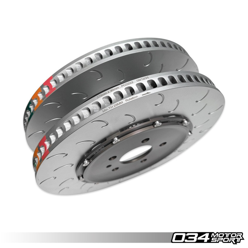 Kit de discos flotantes de 2 piezas, trasero 034Motorsport 370x30 para Audi RS6/RS7 C8