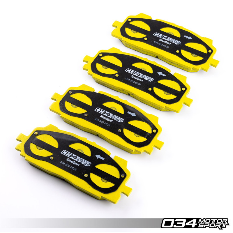Pastiglie freno anteriori Dynamic+ StreetSport 034Motorsport per Audi S4/S5/SQ5/RS5 B9/B9.5