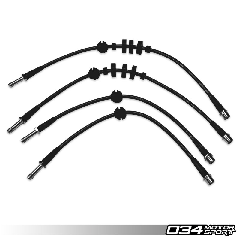 Kit flexibles de frein inox tressé 034Motorsport pour Audi Q5/SQ5 B8/B8.5