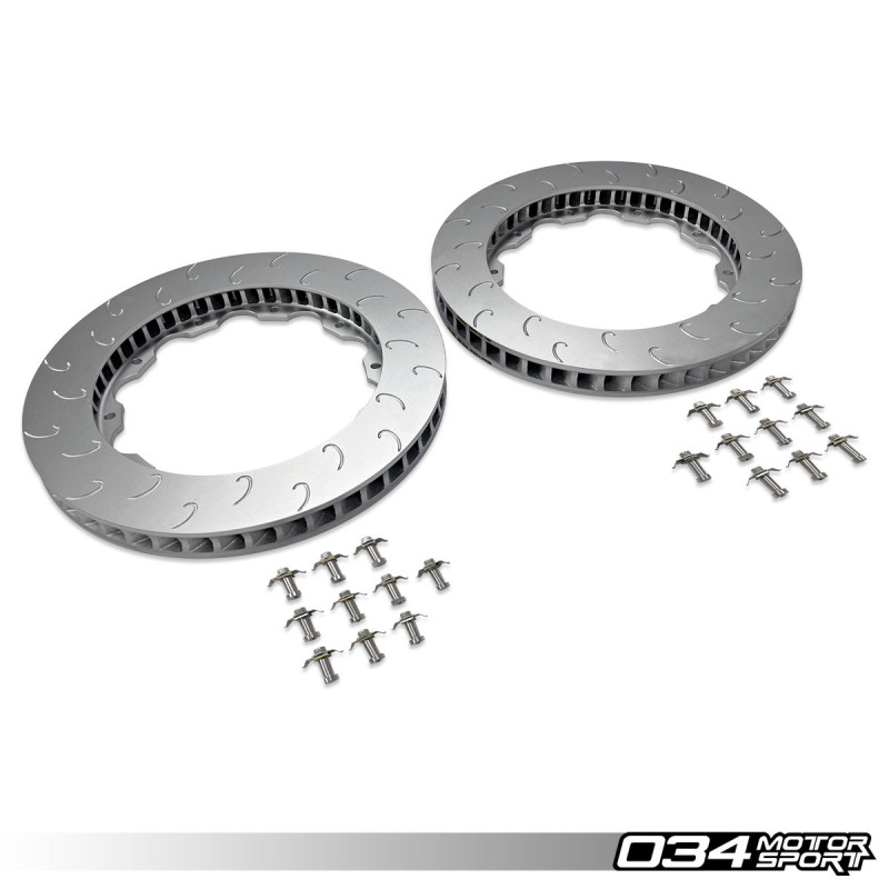 Set anelli disco di ricambio, anteriore 034Motorsport 390x34 per kit freni maggiorati RS+ Audi B9/B9.5