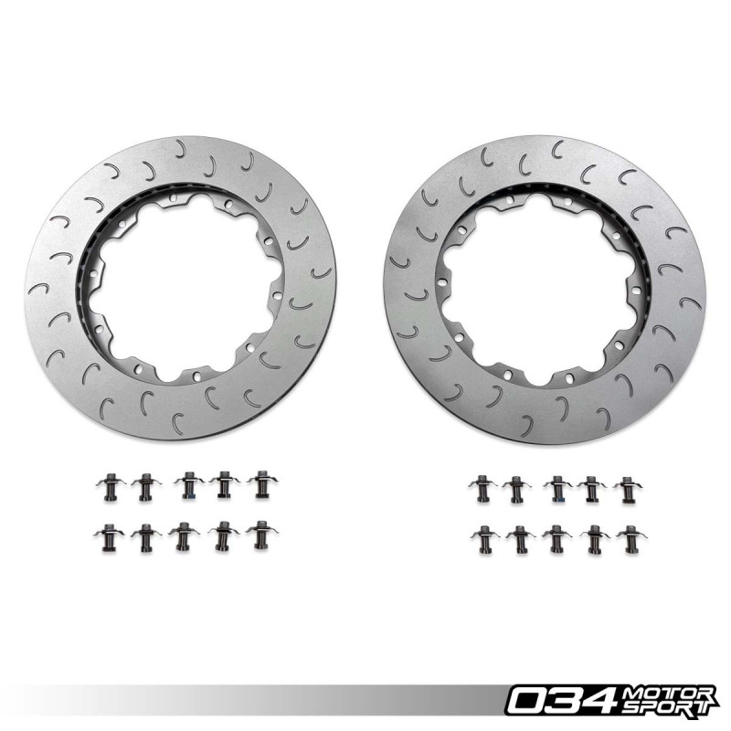 Juego de anillos de disco de repuesto, trasero 034Motorsport 370x30 para Audi RS6/RS7 C8