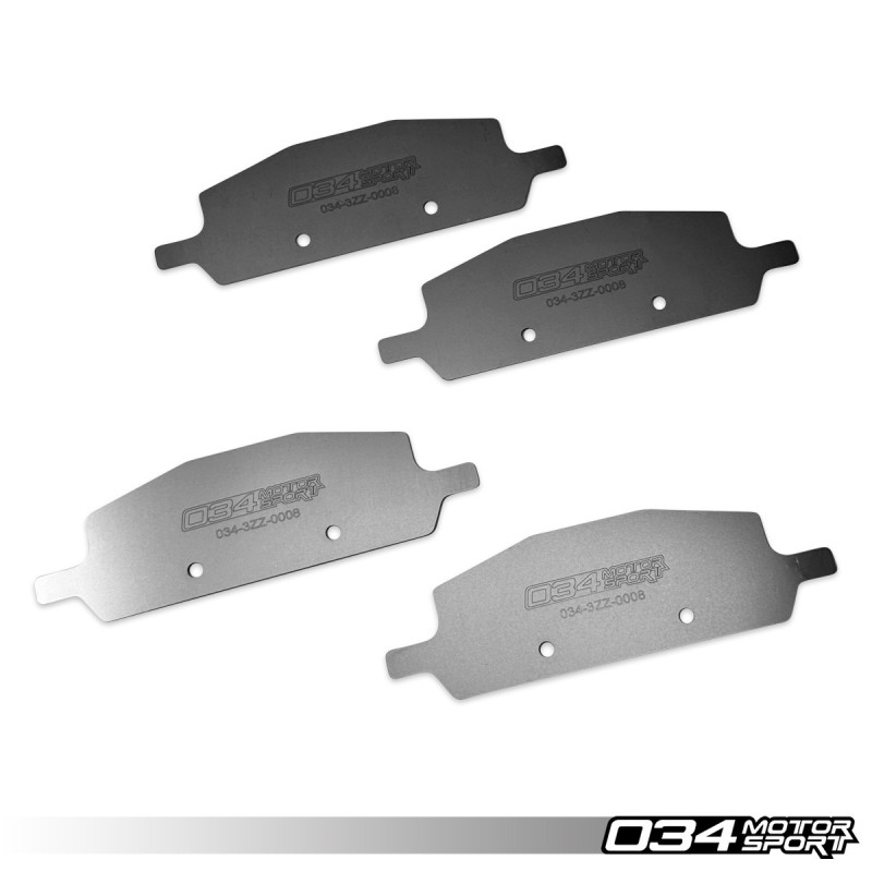 Titanium Brake Pad Shim Kit 034Motorsport for Audi S4/S5/SQ5/RS5 B9/B9.5