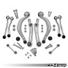 Kit bracci anteriori completo Density Line 034Motorsport per Audi C8