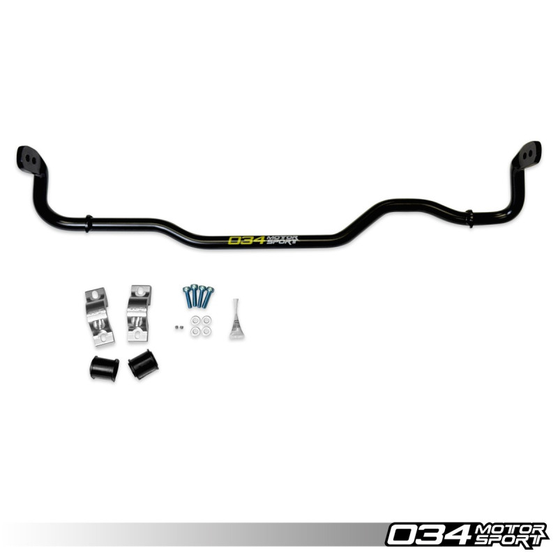 Barra estabilizadora trasera maciza regulable RS+ 034Motorsport para VW/Audi MQB AWD