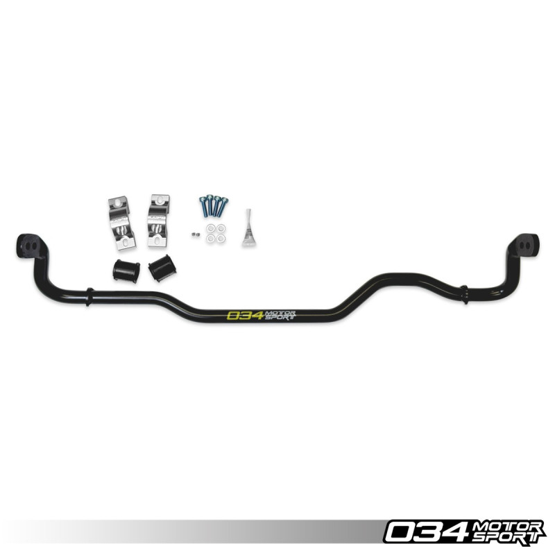 Barra estabilizadora trasera maciza regulable RS+ 034Motorsport para VW/Audi MQB AWD
