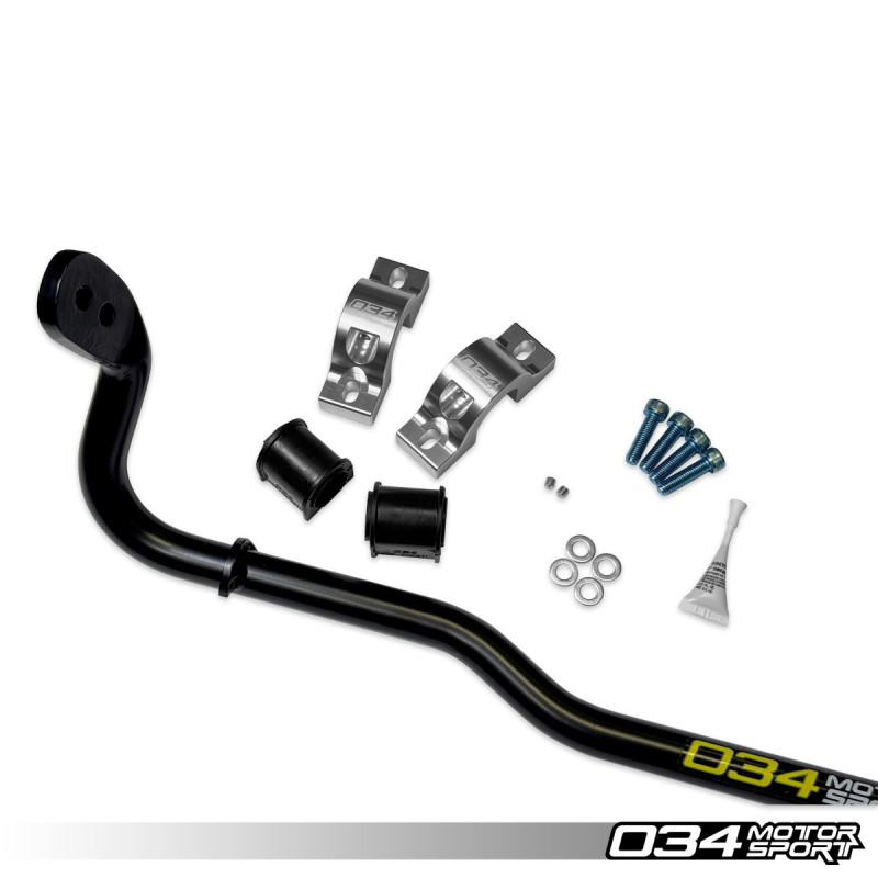 RS+ Hinterachs-Stabilisator Vollmaterial einstellbar 034Motorsport für VW/Audi MQB AWD