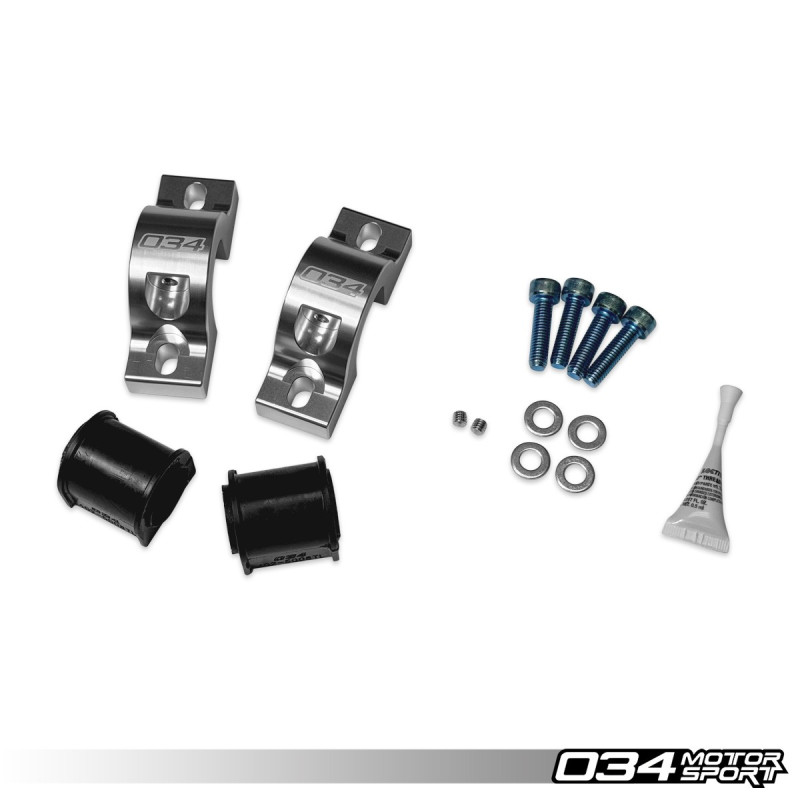 Barra estabilizadora trasera maciza regulable RS+ 034Motorsport para VW/Audi MQB AWD