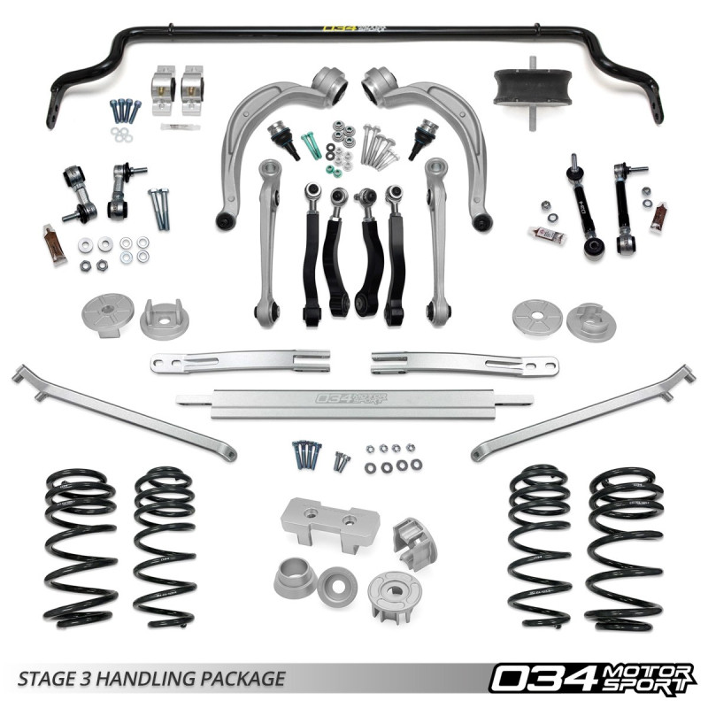 Handling-Paket 034Motorsport Stage 3 (B8 Phase 1) für Audi Q5/SQ5