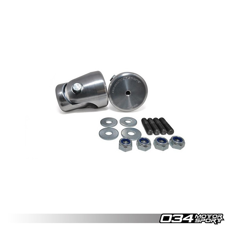 Par de soportes de motor StreetSport de aluminio mecanizado 034Motorsport para Audi B5/B6/B7 y C5