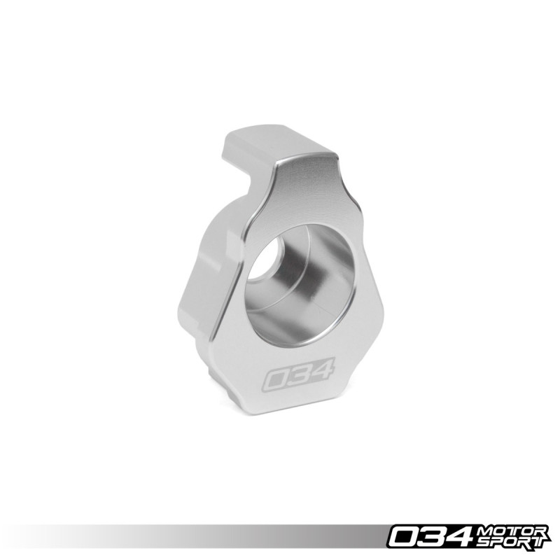 Soporte dogbone esférico de aluminio mecanizado Performance Pack (sin dogbone) 034Motorsport para MQB (motor DAZA) - versión 1