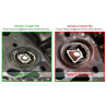 Spherical Billet Dogbone Mount Performance Pack (without dogbone) 034Motorsport for MQB (engine DAZA) - version 1