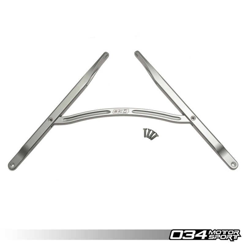 Barre de renfort de tour d'amortisseur avant billet 034Motorsport pour Audi A4/S4, A5/S5/RS5, Allroad B9/B9.5
