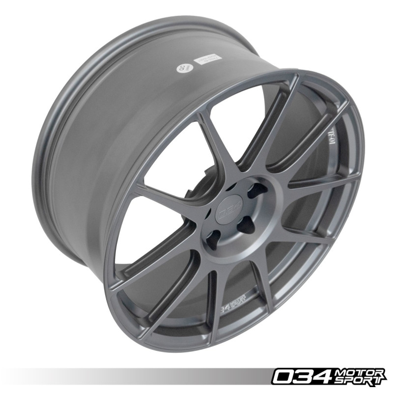 ZTF-R01 Schmiedefelge 034Motorsport 19x9.3 ET42 - Satinschwarz