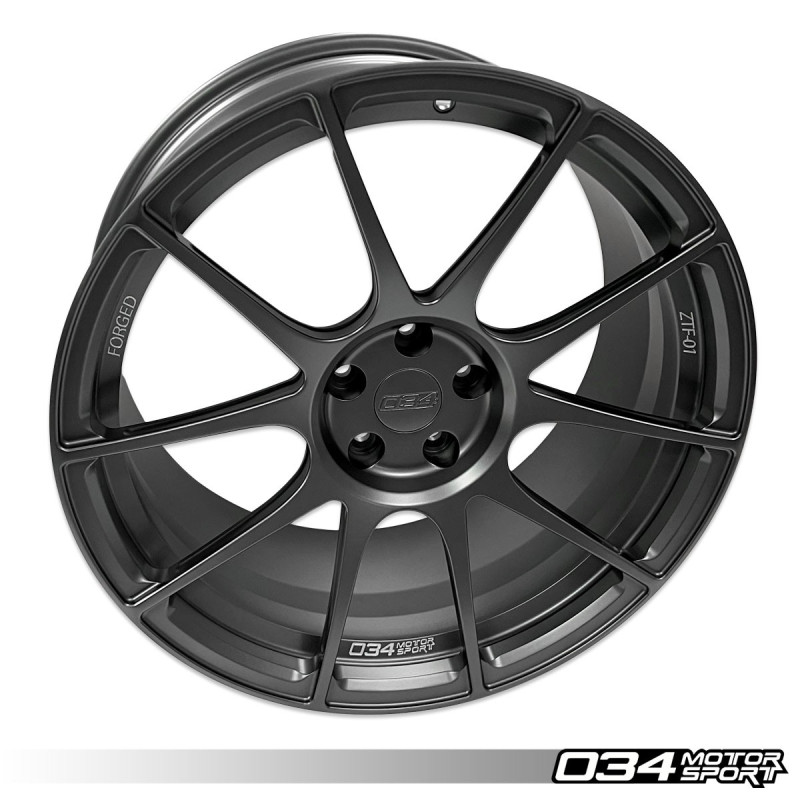 Cerchio forgiato ZTF-R01 034Motorsport 20x10 ET30 - Nero satinato