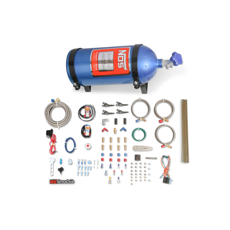 Lachgas-Kit Sportsman Fogger 4-Zylinder Einspritzer (mindestens 75 PS) - 10-lb-Flasche