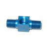 1/8-NPT-T-Stück für Magnetventil / Spülkit - blaues Aluminium