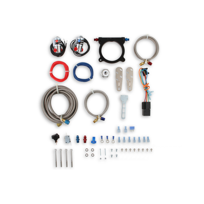 Sniper Wet Nitrous Plate Kit Ford 5.0L V8 Coyote 2011-2021 - Orange 10 lb Bottle