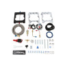 Kit de nitro húmedo con placa Sniper Quadrajet 100-150 CV - botella naranja de 10 lb