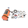 Sniper Single Fogger Wet Nitrous Kit Multi-Fit 8-Cylinder Multiport Injection - Orange 10 lb Bottle