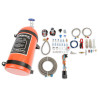 Kit nitro humide Sniper Single Fogger multi-fit 4 et 6 cylindres injection multipoint - bouteille 10 lb orange