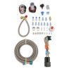 Kit nitro humide Sniper Single Fogger multi-fit 4 et 6 cylindres injection multipoint - bouteille 10 lb orange