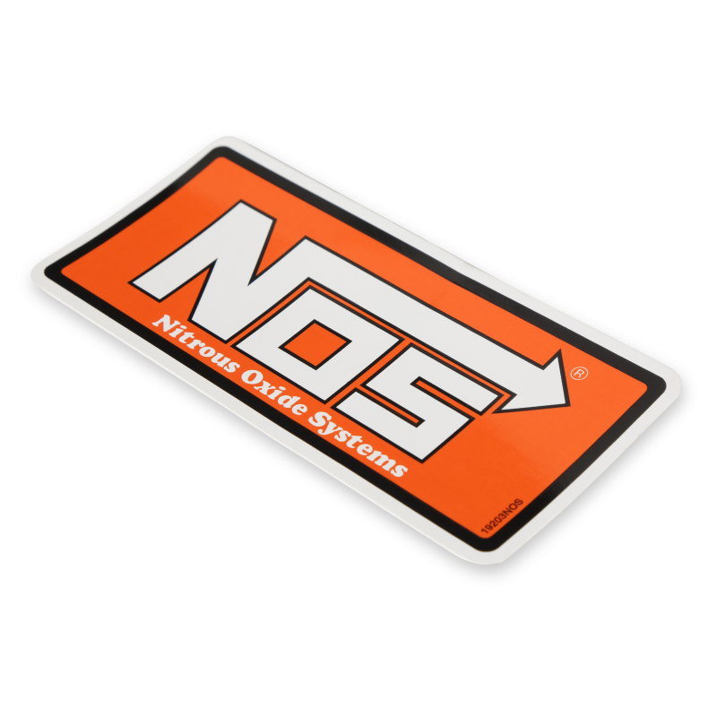 Small NOS Decal - 5.5 x 2.5 inch Rectangle, Sold Individually