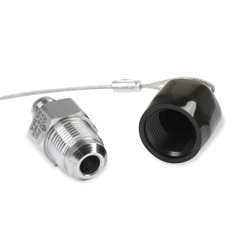 Schwarzer Racer-Safety-Adapter - Ventile 2. und 3. Generation