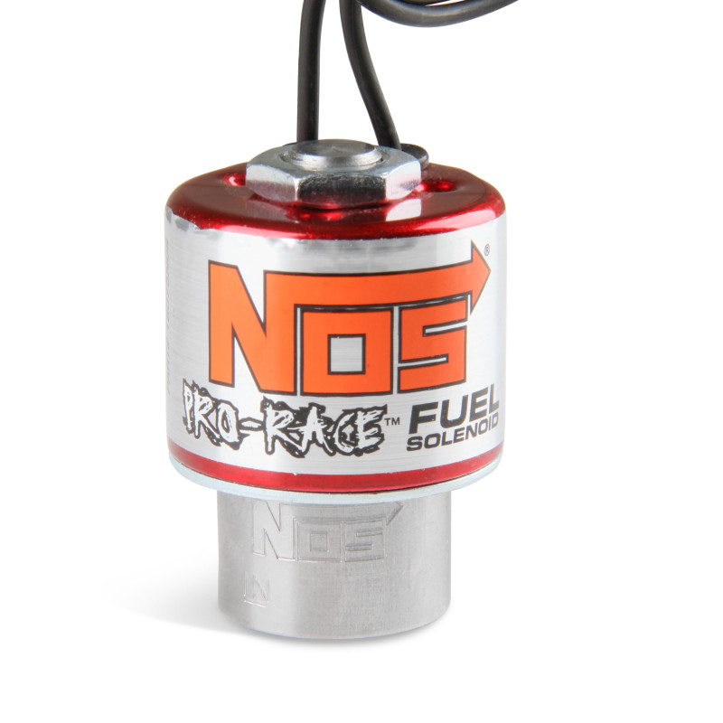 Electroválvula de combustible Pro Race con salida inferior - roja