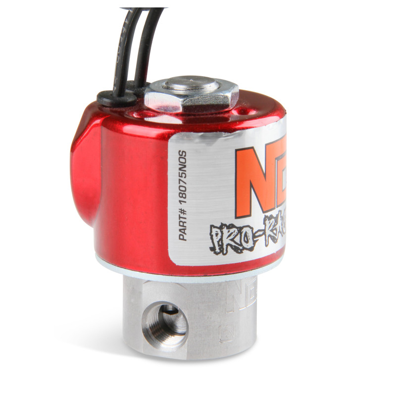 Électrovanne carburant Pro Race sortie par le bas - rouge