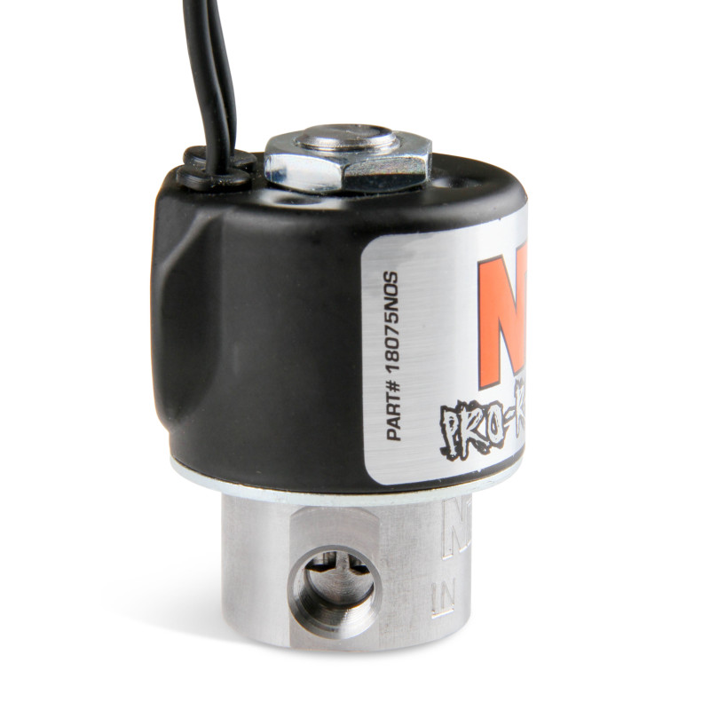 Électrovanne carburant Pro Race sortie par le bas - noire