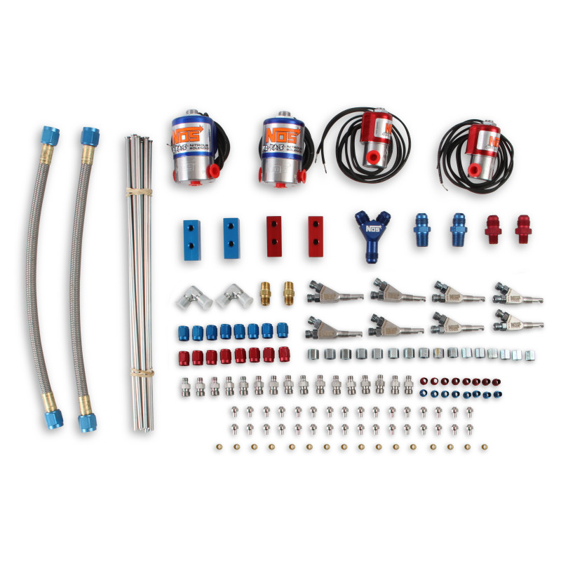 Lachgas-Pro-Kit Pro Race Fogger V8 - Edelstahl-Soft-Plume-Düsen, ohne Flasche