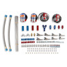 Pro Race Fogger Nitrous Pro Kit V8 - Stainless Soft Plume Nozzles, without Bottle