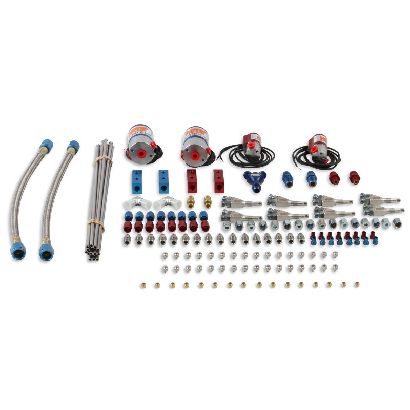 Lachgas-Pro-Kit Pro Race Fogger V8 - Edelstahl-Soft-Plume-Düsen, ohne Flasche