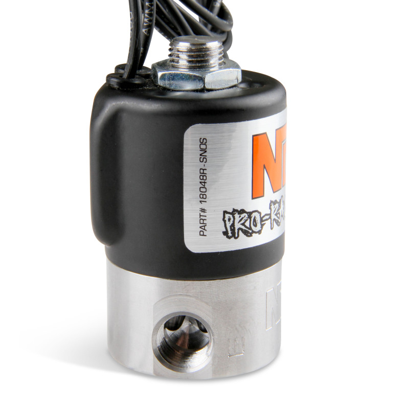 Électrovanne nitro Pro-Race sortie par le bas - noire
