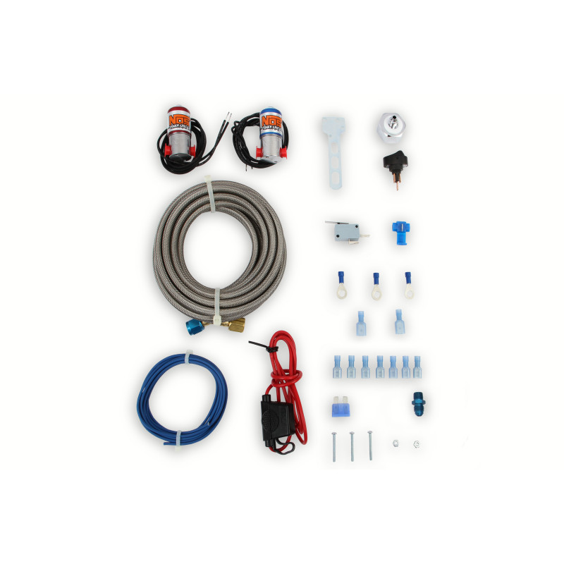 PowerShot Nitrous Kit Holley 4150 / Carter AFB 125 HP - Blue 10 lb Bottle