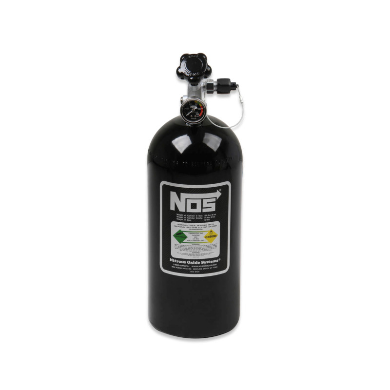 Kit nitro sec à plaque pour admission Holley LS Hi-Ram - aluminium billet noir, bouteille 10 lb noire