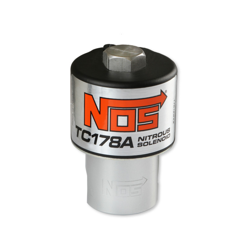 TC178 High-Flow Nitrous Solenoid - 0.178 inch Outlet Orifice, Black
