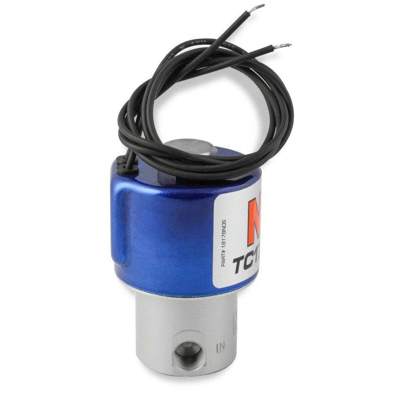 Électrovanne nitro haut débit TC178 - orifice de sortie 0.178 po, bleue