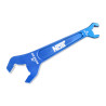 Llave para tuerca de botella de nitro -12AN y línea -6AN - azul