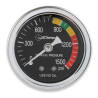 Sniper Liquid-Filled Nitrous Pressure Gauge 1-1/2 inch - Black