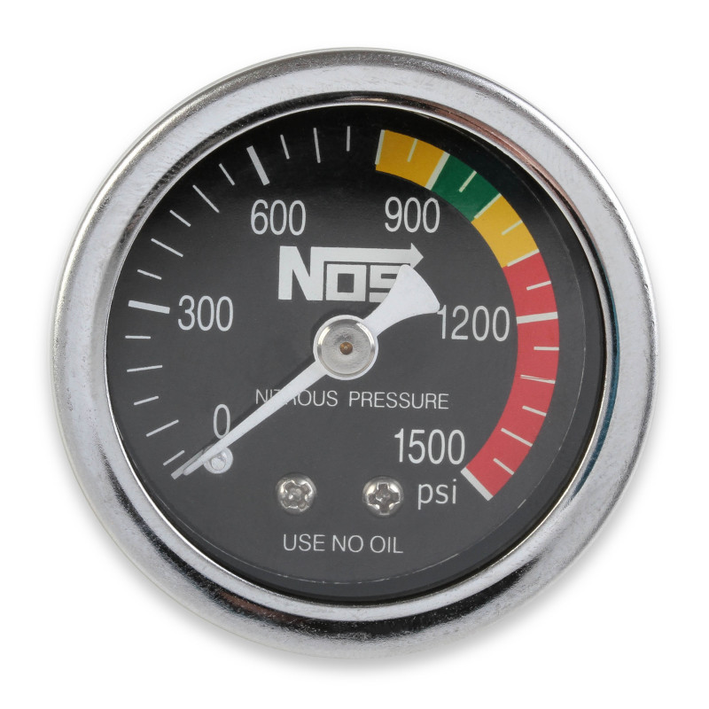 Nitrous Pressure Gauge 1-1/2 inch - Black