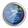 Lachgas-Manometer 1-1/2 Zoll - blau