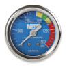 Liquid-Filled Nitrous Pressure Gauge 1-1/2 inch - Blue