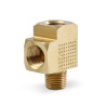 Raccordo a T in ottone 1/8 NPT femmina - maschio - femmina