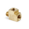 Raccordo a T in ottone 1/8 NPT femmina - maschio - femmina