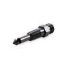 Lachgas-Trockendüse Fan Spray einstufig 90° - schwarz, direkter Auslass