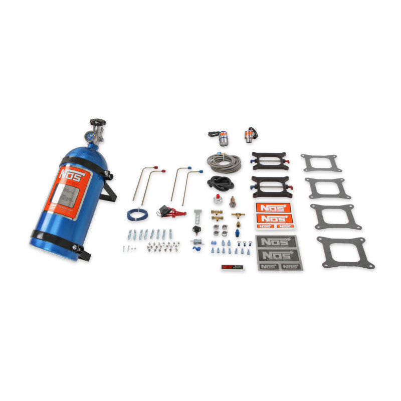 Kit nitro Cheater V8 double carburateur Holley 4 corps / Carter AFB 150-250 ch - bouteille 10 lb