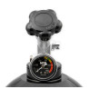Bombola nitro da 20 lb - finitura nera, valvola Super Hi-Flo con manometro
