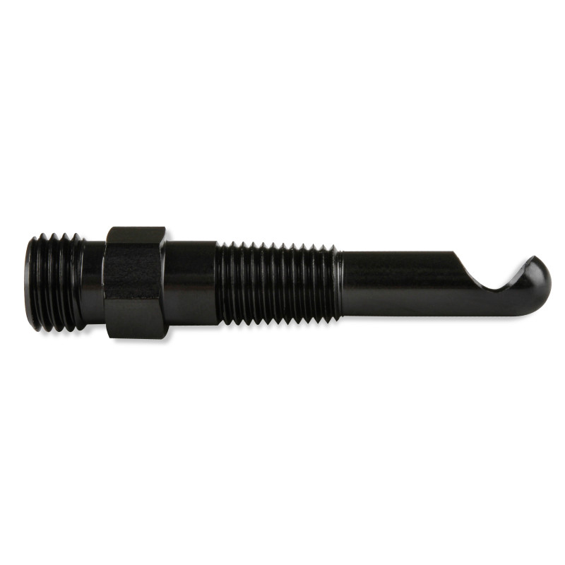 Injecteur nitro sec simple étage 90° aluminium noir - sortie directe